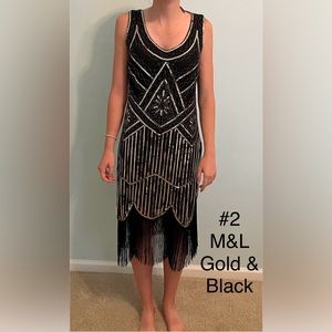 Formal dress. 1920's flapper dress